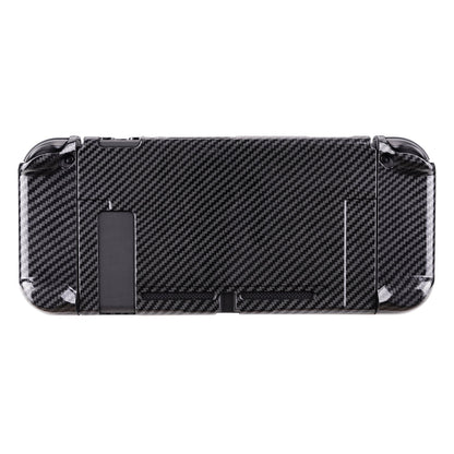 PlayVital Graphite Carbon Fiber Pattern Back Cover for NS Switch Console, NS Joycon Handheld Controller Separable Protector Hard Shell, Customized Dockable Protective Case for NS Switch -  NTS201 PlayVital