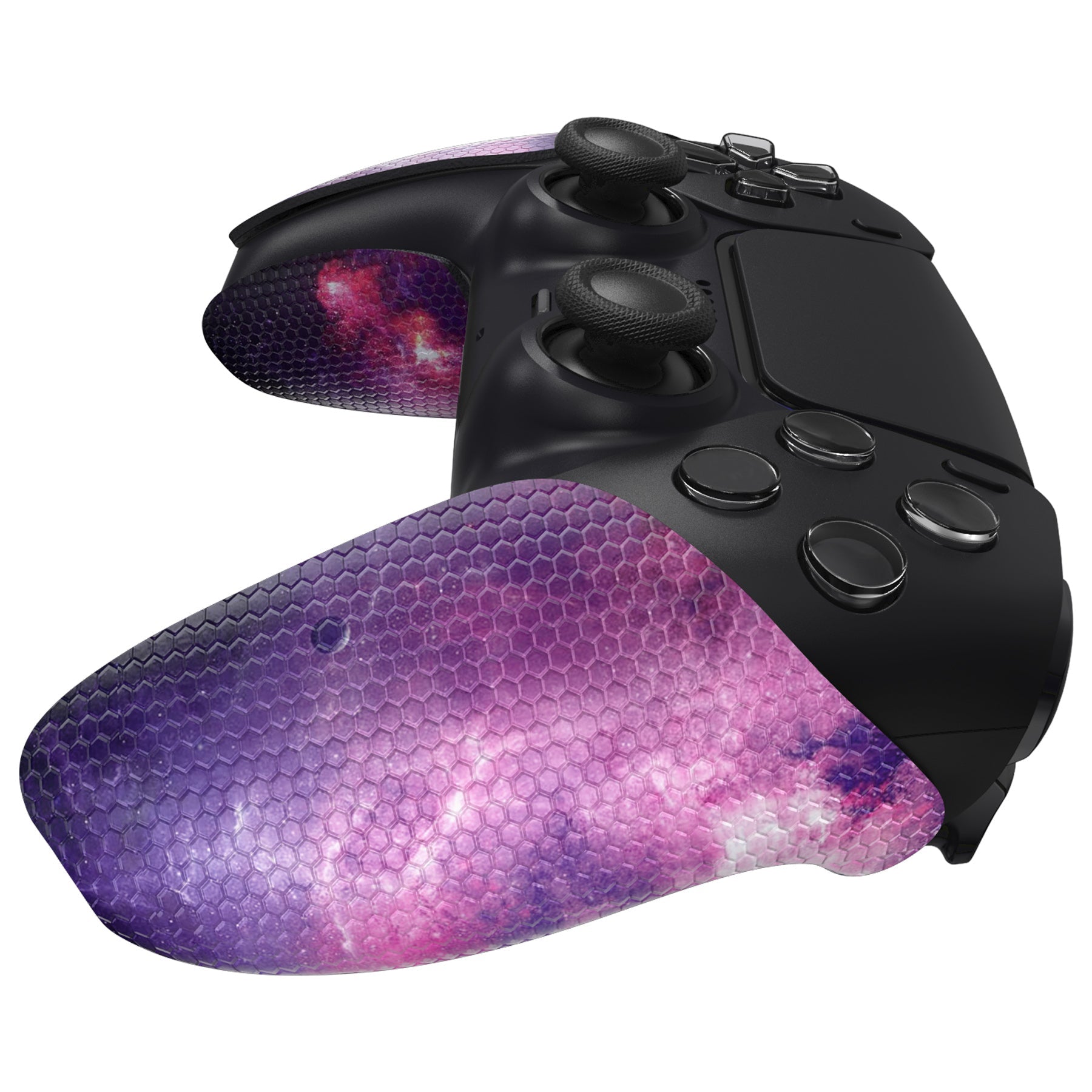 PlayVital Nebula Galaxy Anti-Skid Sweat-Absorbent Controller Grip for PS5 Controller - PFPJ127 PlayVital