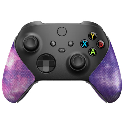 PlayVital Anti-Skid Sweat-Absorbent Controller Grip for Xbox Series X/S Controller, Professional Textured Soft Rubber Pads Handle Grips for Xbox Core Wireless Controller - Nebula Galaxy - X3PJ046 PlayVital