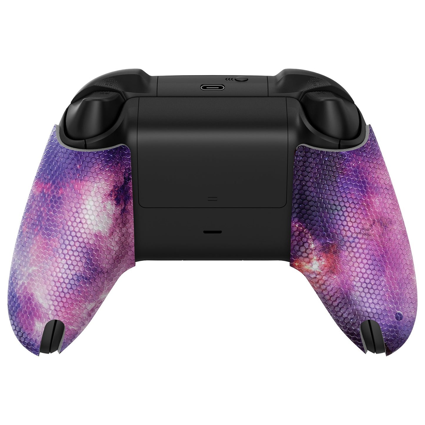 PlayVital Anti-Skid Sweat-Absorbent Controller Grip for Xbox Series X/S Controller, Professional Textured Soft Rubber Pads Handle Grips for Xbox Core Wireless Controller - Nebula Galaxy - X3PJ046 PlayVital