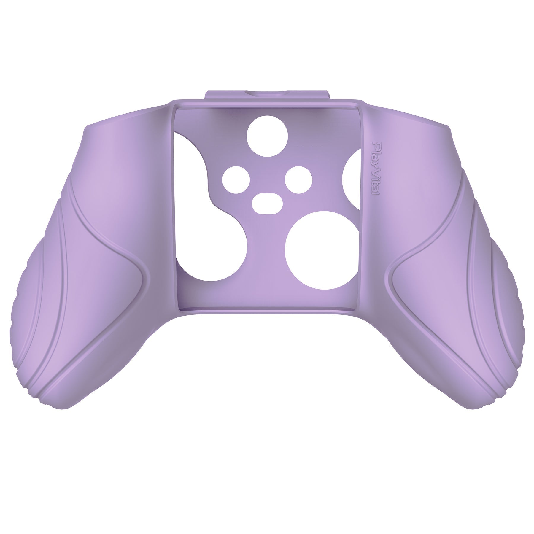 PlayVital Samurai Edition Mauve Purple Anti-slip Controller Grip Silicone Skin, Ergonomic Soft Rubber Protective Case Cover for Xbox Series S/X Controller with Black Thumb Stick Caps - WAX3009 PlayVital