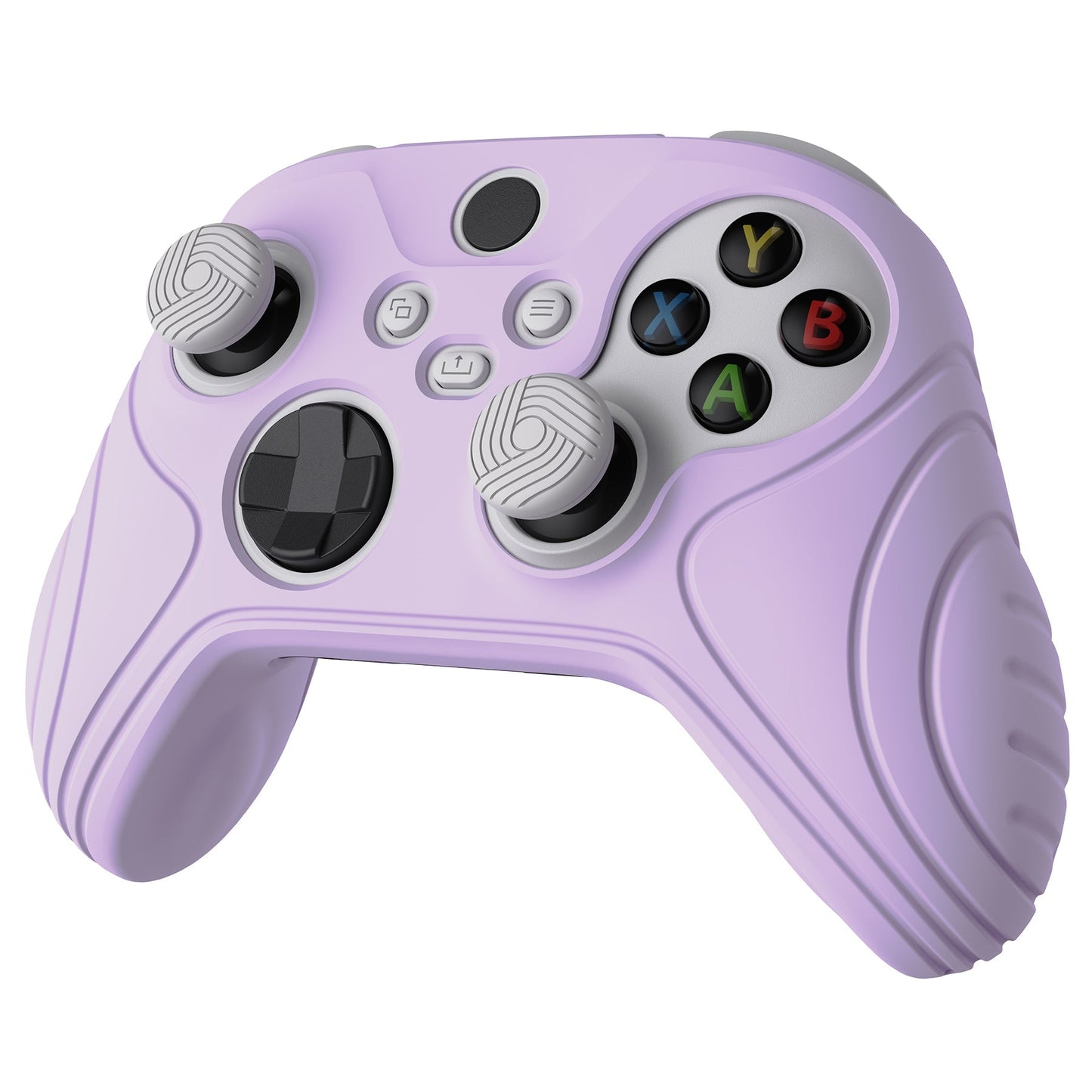 PlayVital Samurai Edition Mauve Purple Anti-slip Controller Grip Silicone Skin, Ergonomic Soft Rubber Protective Case Cover for Xbox Series S/X Controller with Black Thumb Stick Caps - WAX3009 PlayVital