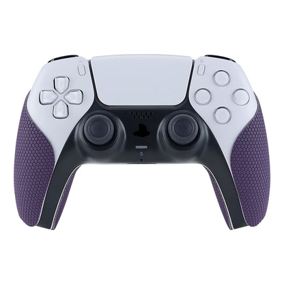 PlayVital Purple Anti-Skid Sweat-Absorbent Controller Grip for PS5 Controller, Professional Textured Soft Rubber Pads Handle Grips for PS5 Controller - PFPJ006 PlayVital