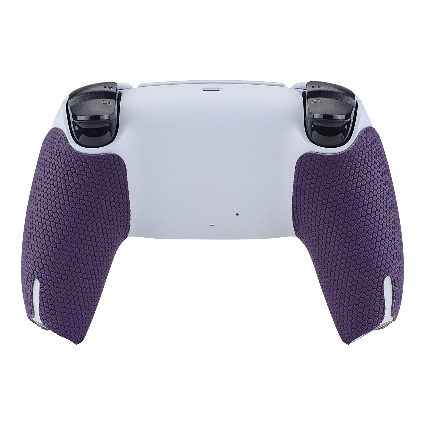 PlayVital Purple Anti-Skid Sweat-Absorbent Controller Grip for PS5 Controller, Professional Textured Soft Rubber Pads Handle Grips for PS5 Controller - PFPJ006 PlayVital