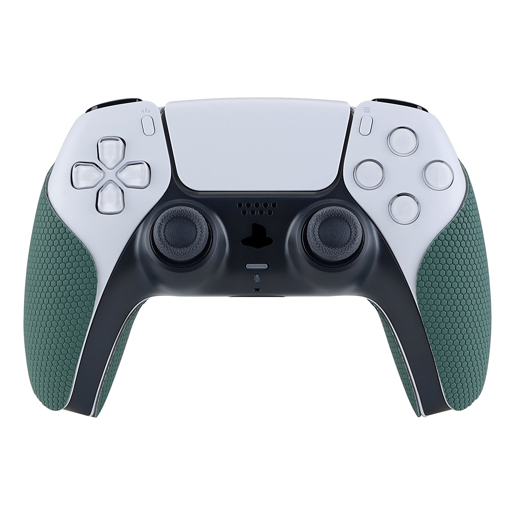 PlayVital Pine Green Anti-Skid Sweat-Absorbent Controller Grip for PS5 Controller, Professional Textured Soft Rubber Pads Handle Grips for PS5 Controller - PFPJ007 PlayVital