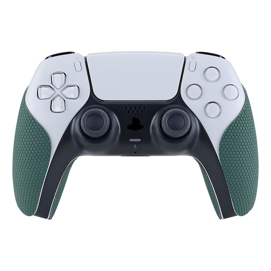 PlayVital Pine Green Anti-Skid Sweat-Absorbent Controller Grip for PS5 Controller, Professional Textured Soft Rubber Pads Handle Grips for PS5 Controller - PFPJ007 PlayVital