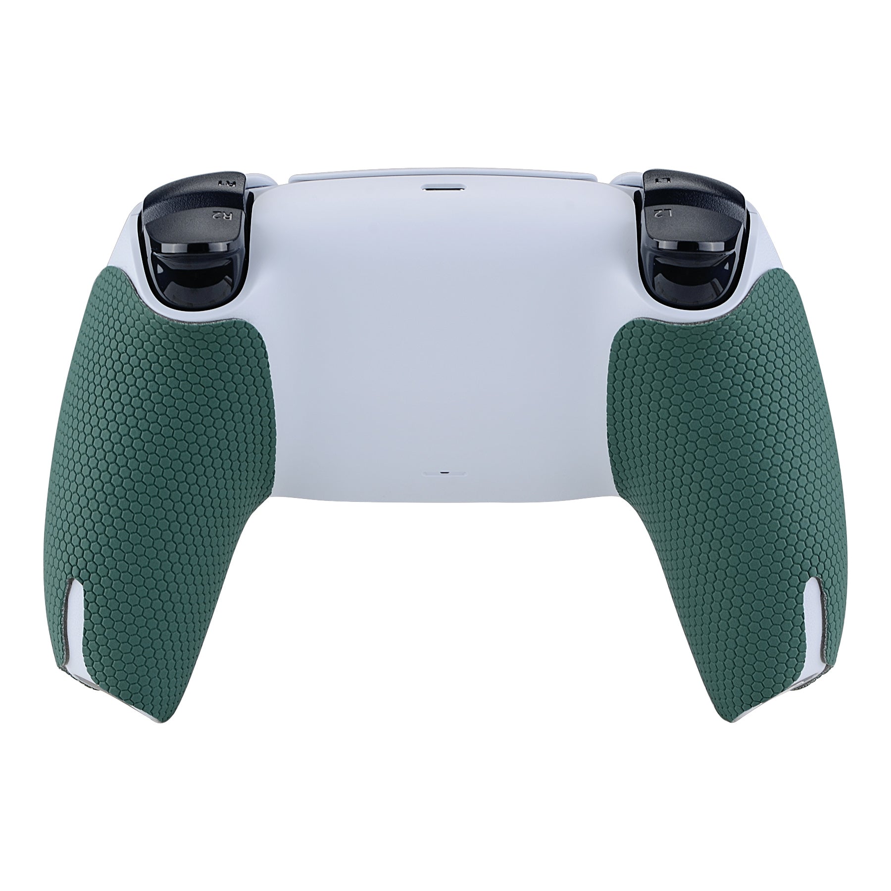 PlayVital Pine Green Anti-Skid Sweat-Absorbent Controller Grip for PS5 Controller, Professional Textured Soft Rubber Pads Handle Grips for PS5 Controller - PFPJ007 PlayVital