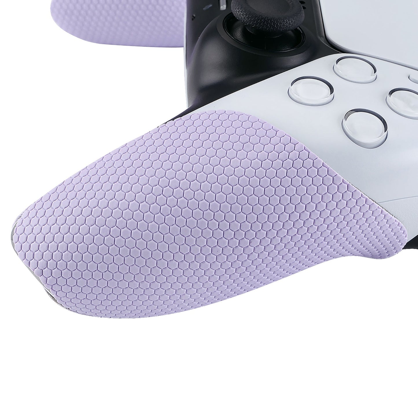 PlayVital Mauve Purple Anti-Skid Sweat-Absorbent Controller Grip for PS5 Controller, Professional Textured Soft Rubber Pads Handle Grips for PS5 Controller - PFPJ023 PlayVital