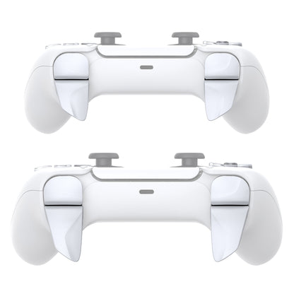 PlayVital White 2 Pair Shoulder Buttons Extension Triggers for PS5 Controller, Game Improvement Adjusters for PS5 Controller, Bumper Trigger Extenders for PS5 Controller - PFPJ045 PlayVital