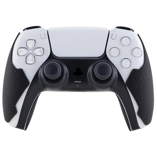 PlayVital Mecha Edition Anti-Skid Sweat-Absorbent Controller Grip for PS5, Professional Textured Soft Rubber Pads Handle Grips for PS5 Controller with Shoulder Button Trigger Stickers - PFPJ050 PlayVital