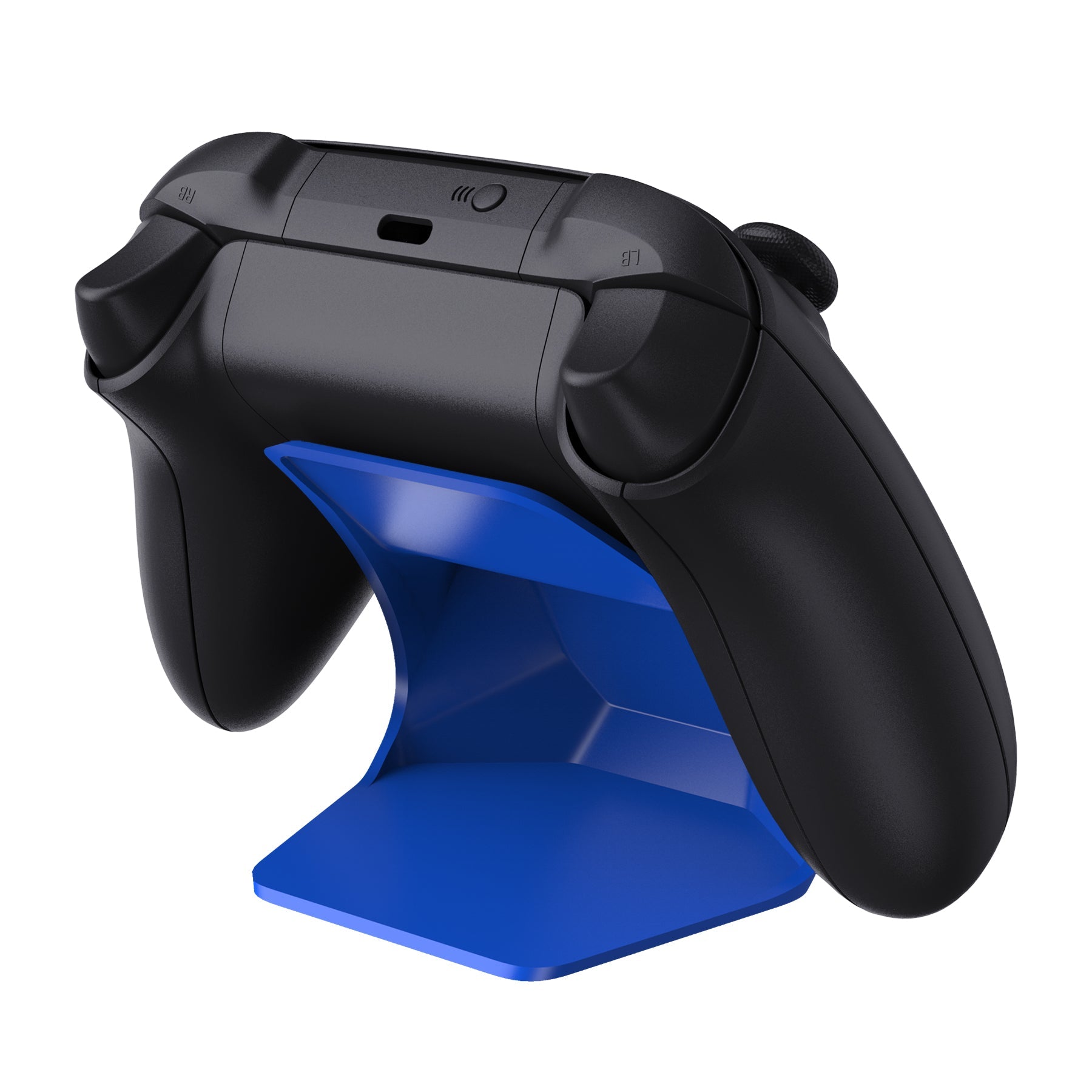 PlayVital Blue Universal Game Controller Stand for Xbox Series X/S Controller, Gamepad Stand for PS5/4 Controller, Display Stand Holder for Xbox Controller - PFPJ055 PlayVital