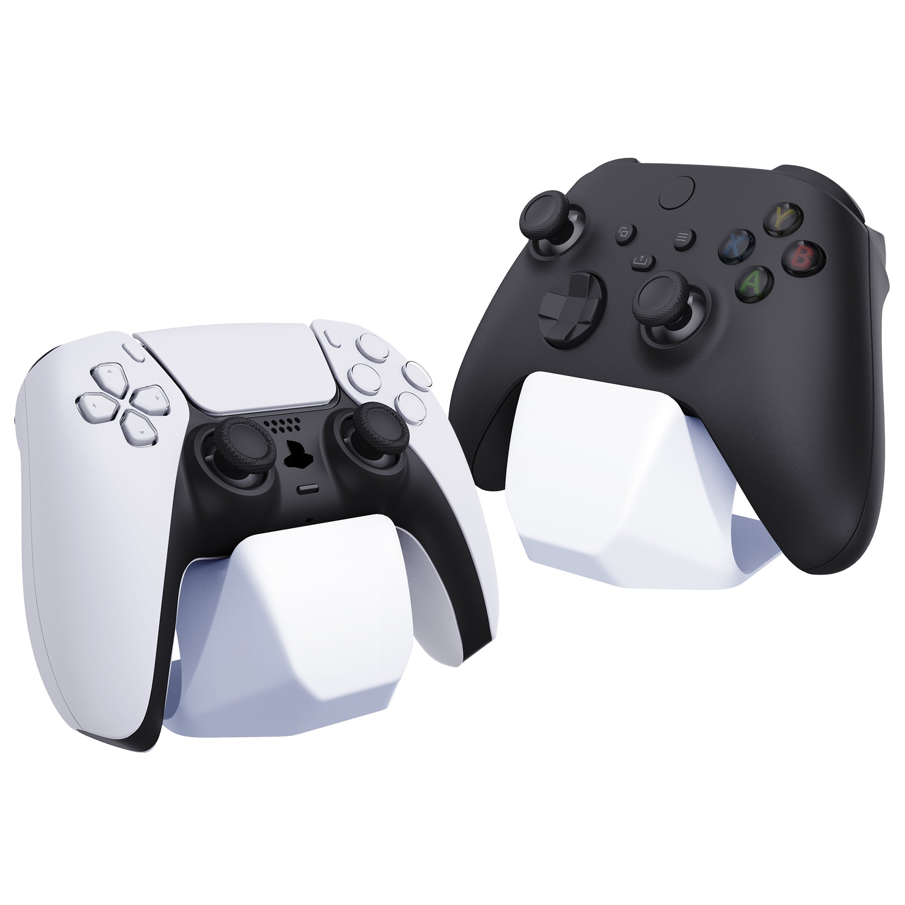 PlayVital White Universal Game Controller Stand for Xbox Series X/S Controller, Gamepad Stand for PS5/4 Controller, Display Stand Holder for Xbox Controller - PFPJ056 PlayVital