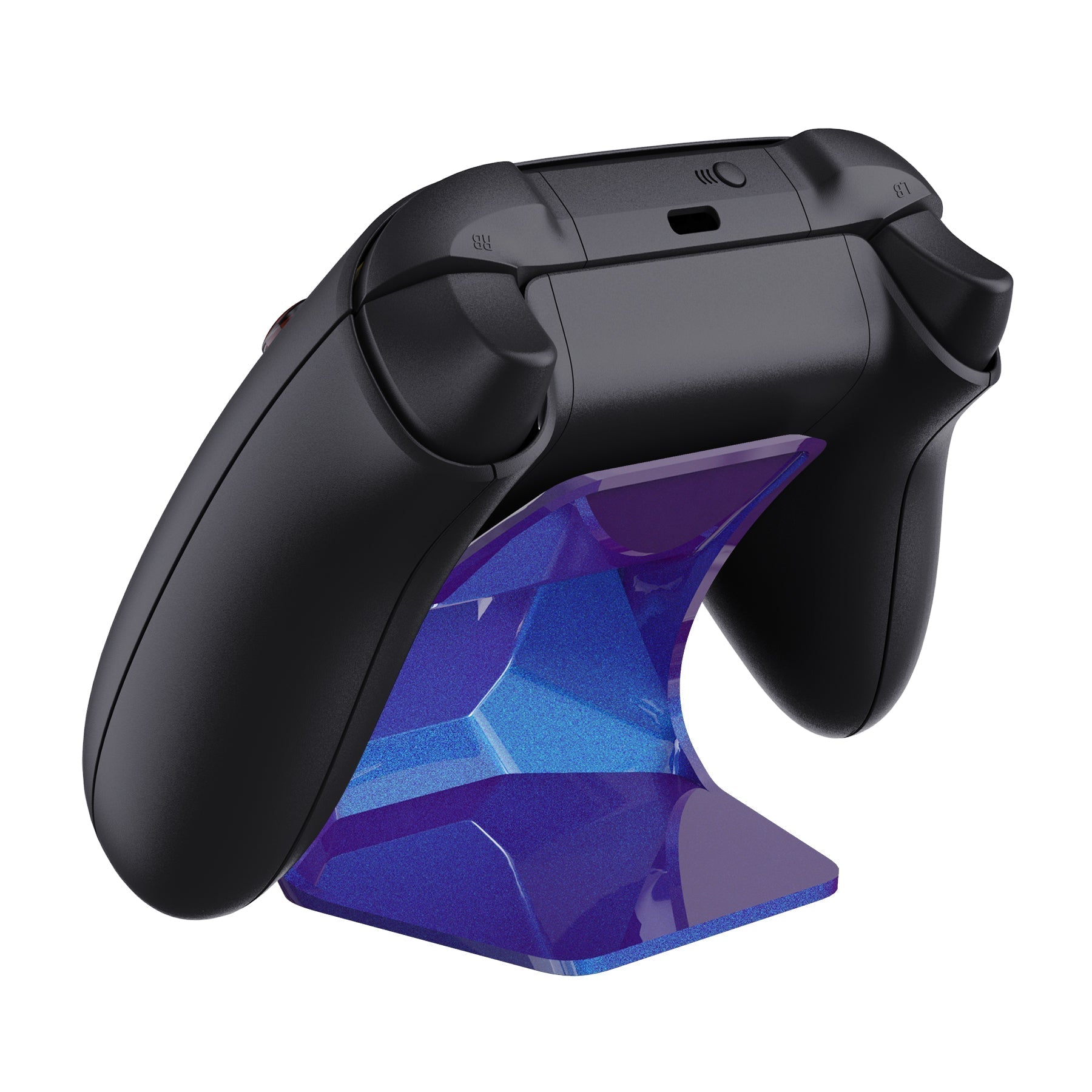 PlayVital Chameleon Purple Blue Universal Game Controller Stand for Xbox Series X/S Controller, Gamepad Stand for PS5/4 Controller, Display Stand Holder for Xbox Controller - PFPJ058 PlayVital