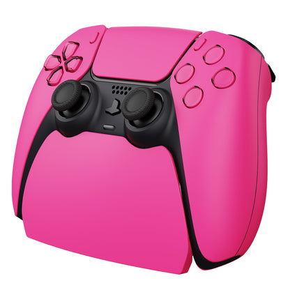 PlayVital Nova Pink Controller Display Stand for PS5, Gamepad Accessories Desk Holder for PS5 Controller with Rubber Pads - PFPJ080 PlayVital