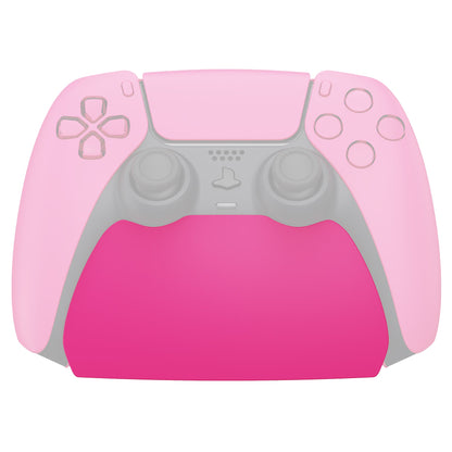 PlayVital Nova Pink Controller Display Stand for PS5, Gamepad Accessories Desk Holder for PS5 Controller with Rubber Pads - PFPJ080 PlayVital