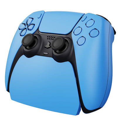 PlayVital Starlight Blue Controller Display Stand for PS5, Gamepad Accessories Desk Holder for PS5 Controller with Rubber Pads - PFPJ081 PlayVital