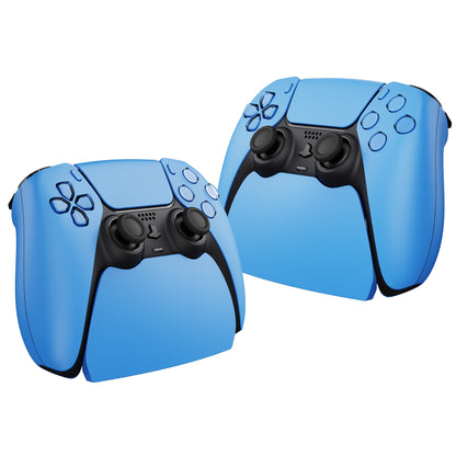 PlayVital Starlight Blue Controller Display Stand for PS5, Gamepad Accessories Desk Holder for PS5 Controller with Rubber Pads - PFPJ081 PlayVital