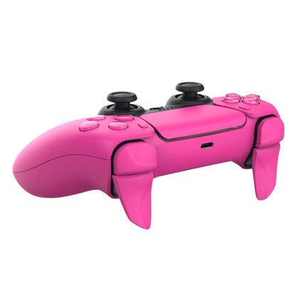 PlayVital Nova Pink 2 Pair Shoulder Buttons Extension Triggers for PS5 Controller, Game Improvement Adjusters for PS5 Controller, Bumper Trigger Extenders for PS5 Controller - PFPJ088 PlayVital