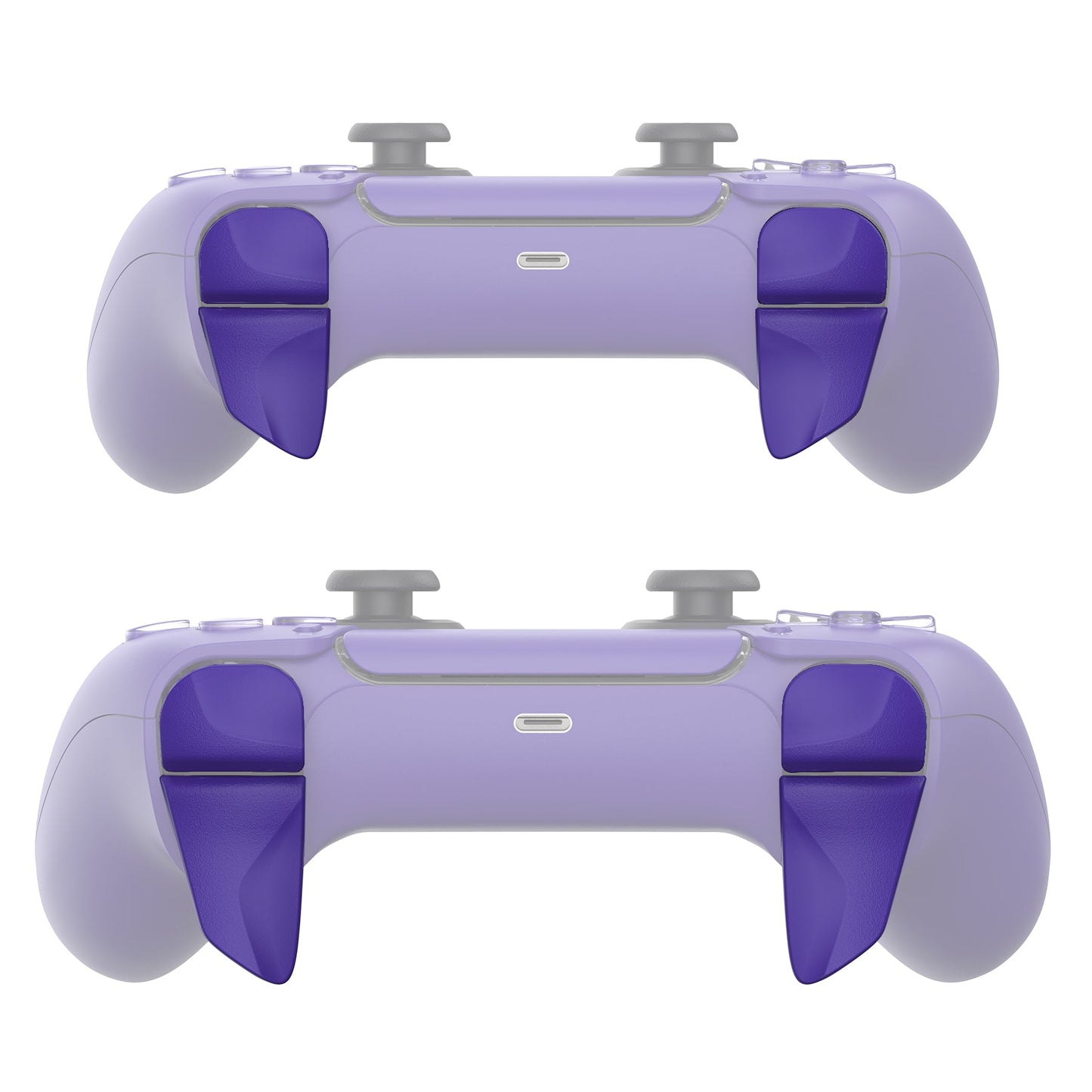 PlayVital Galactic Purple 2 Pair Shoulder Buttons Extension Triggers for PS5 Controller, Game Improvement Adjusters for PS5 Controller, Bumper Trigger Extenders for PS5 Controller - PFPJ090 PlayVital