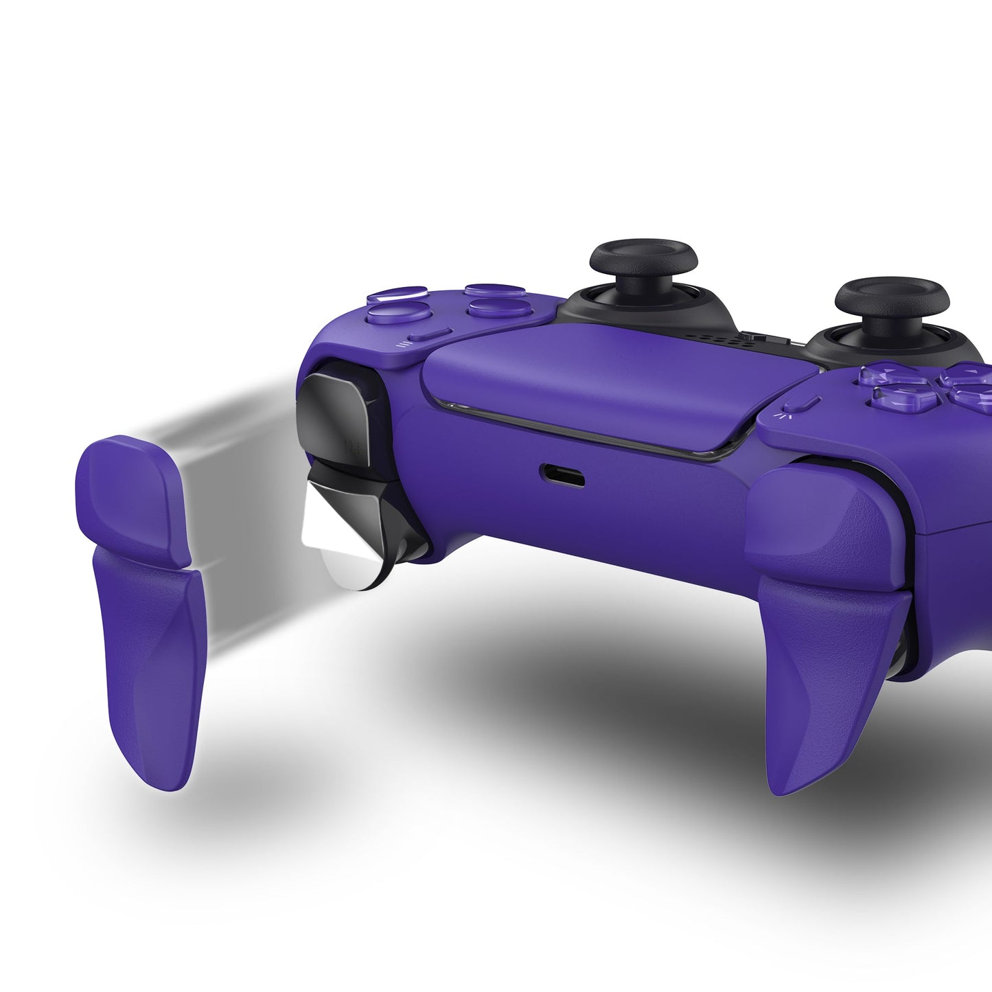 PlayVital Galactic Purple 2 Pair Shoulder Buttons Extension Triggers for PS5 Controller, Game Improvement Adjusters for PS5 Controller, Bumper Trigger Extenders for PS5 Controller - PFPJ090 PlayVital