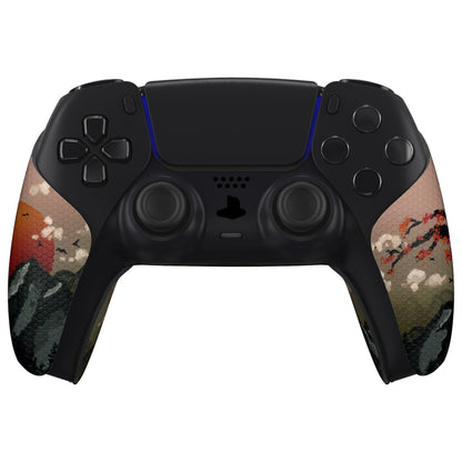 PlayVital View of Rising Sun Anti-Skid Sweat-Absorbent Controller Grip for PS5 Controller, Professional Textured Soft Rubber Pads Handle Grips for PS5 Controller - PFPJ107 PlayVital