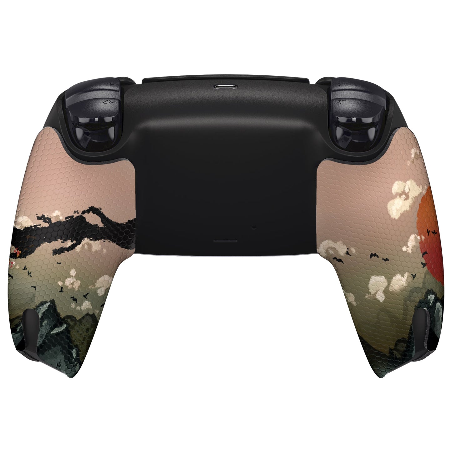 PlayVital View of Rising Sun Anti-Skid Sweat-Absorbent Controller Grip for PS5 Controller, Professional Textured Soft Rubber Pads Handle Grips for PS5 Controller - PFPJ107 PlayVital