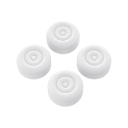 PlayVital Thumbs Cushion Caps Thumb Grips for ps5, for ps4, Thumbstick Grip Cover for Xbox Series X/S, Thumb Grip Caps for Xbox One, Elite Series 2, for Switch Pro Controller - White - PJM3022 PlayVital