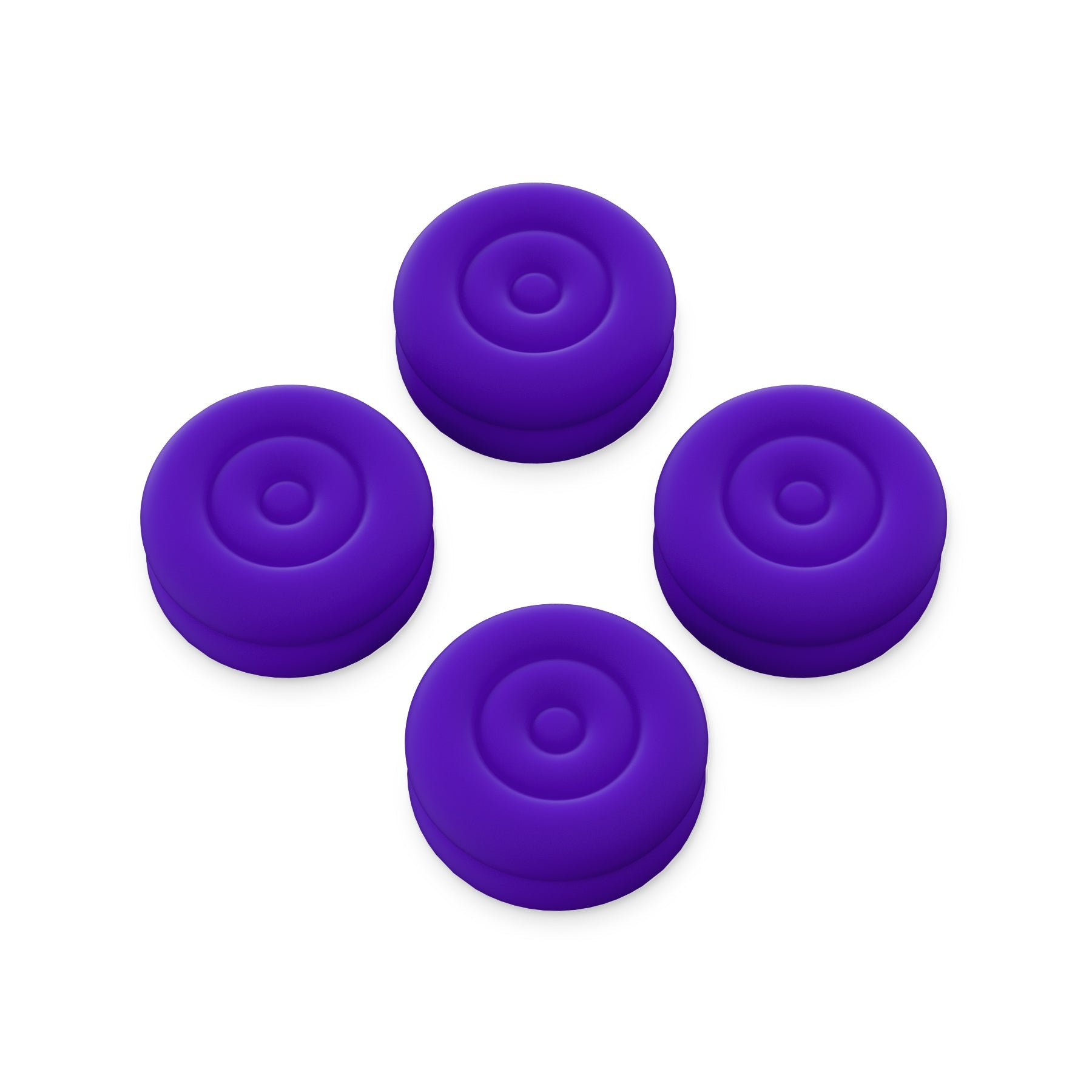 PlayVital Thumbs Cushion Caps Thumb Grips for ps5, for ps4, Thumbstick Grip Cover for Xbox Series X/S, Thumb Grip Caps for Xbox One, Elite Series 2, for Switch Pro Controller - Purple- PJM3025 PlayVital