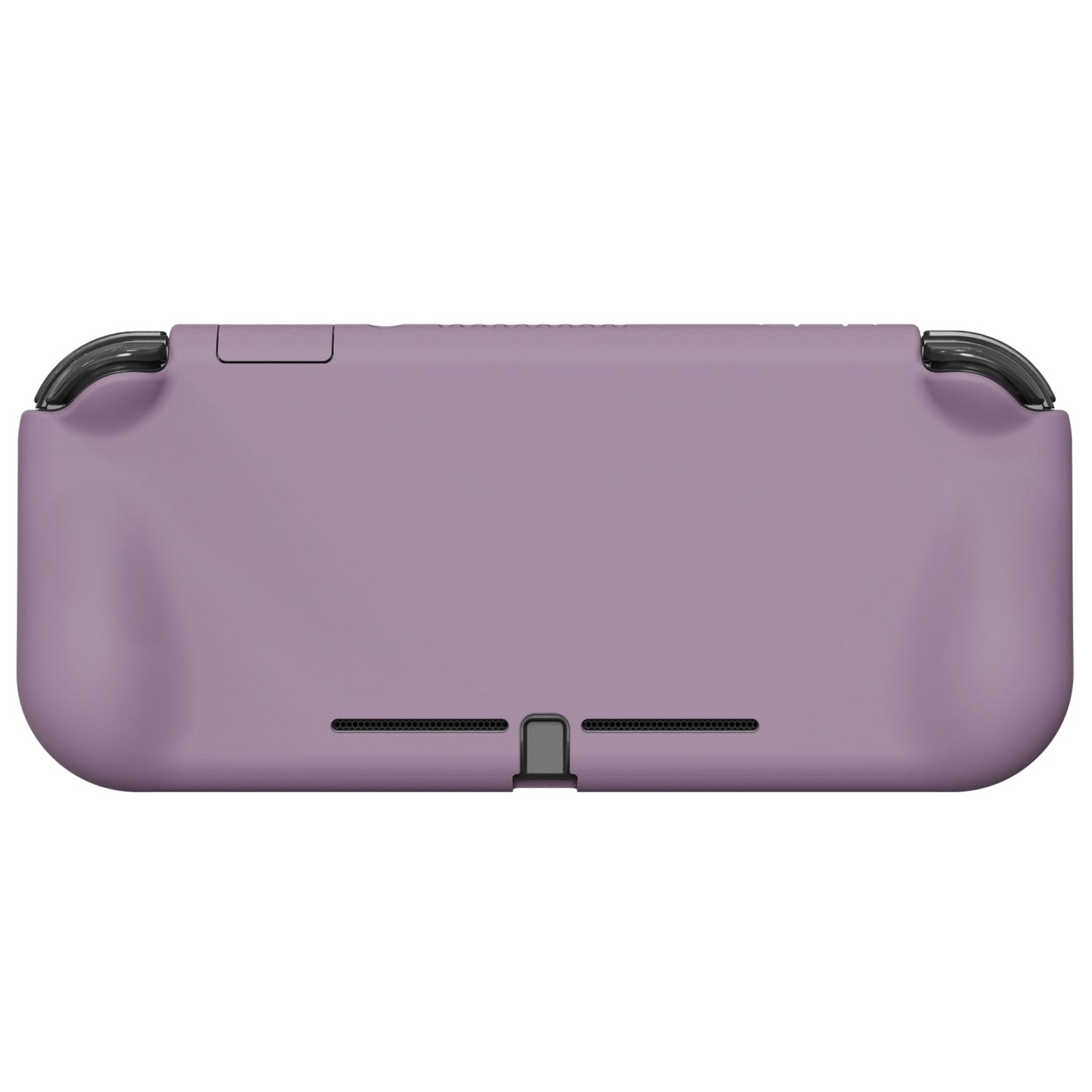 PlayVital ZealProtect Protective Case for Nintendo Switch Lite, Hard Shell Ergonomic Grip Cover for Nintendo Switch Lite w/Screen Protector & Thumb Grip Caps & Button Caps - Dark Grayish Violet - PSLYP3002 playvital