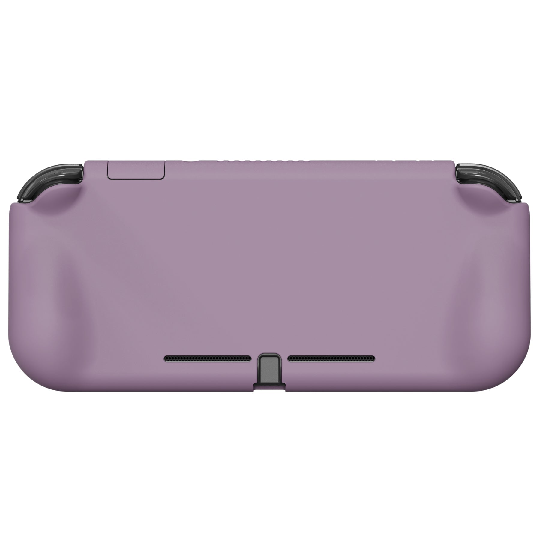 PlayVital ZealProtect Protective Case for Nintendo Switch Lite, Hard Shell Ergonomic Grip Cover for Nintendo Switch Lite w/Screen Protector & Thumb Grip Caps & Button Caps - Dark Grayish Violet - PSLYP3002 playvital