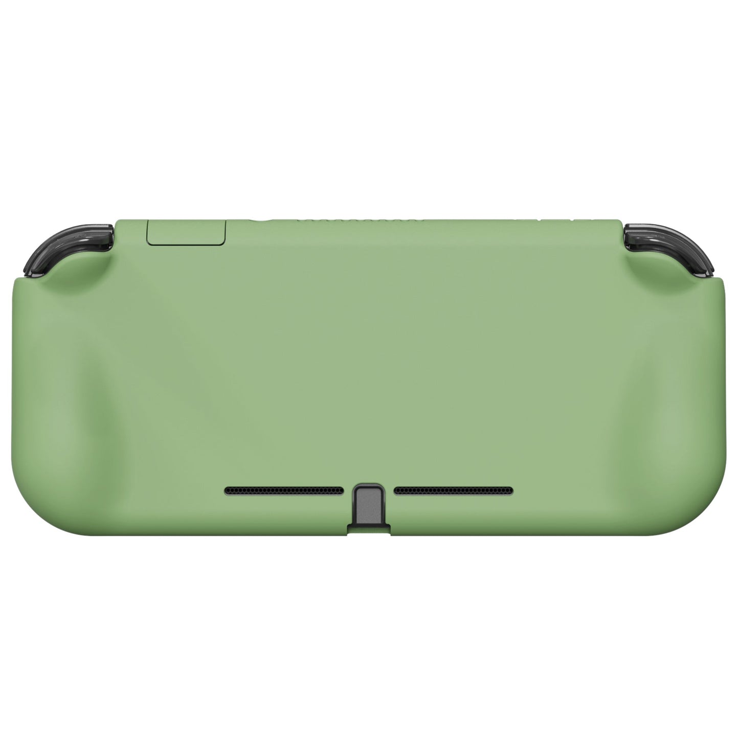 PlayVital ZealProtect Protective Case for Nintendo Switch Lite, Hard Shell Ergonomic Grip Cover for Nintendo Switch Lite w/Screen Protector & Thumb Grip Caps & Button Caps - Matcha Green - PSLYP3003 playvital