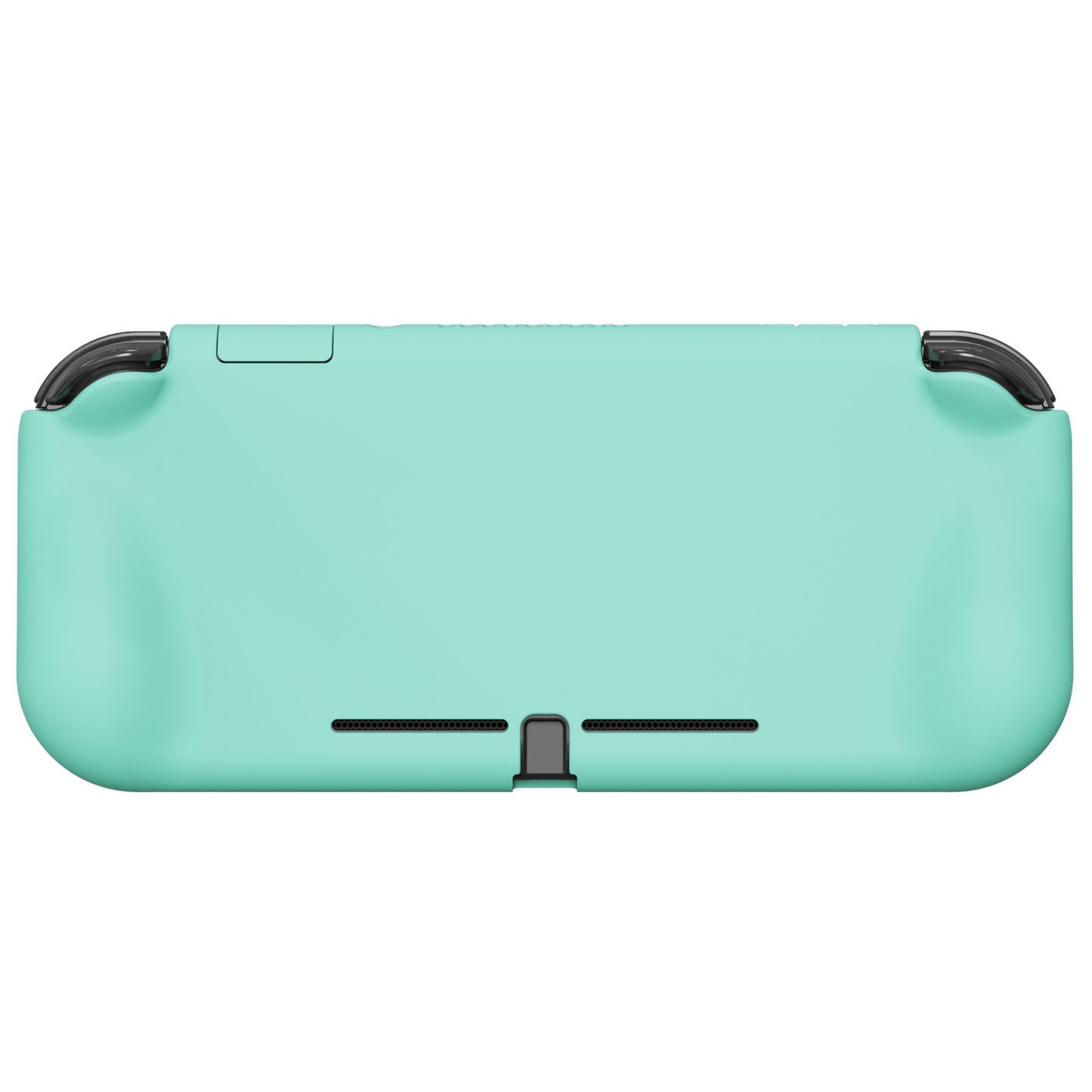 PlayVital ZealProtect Protective Case for Nintendo Switch Lite, Hard Shell Ergonomic Grip Cover for Nintendo Switch Lite w/Screen Protector & Thumb Grip Caps & Button Caps - Misty Green - PSLYP3005 playvital