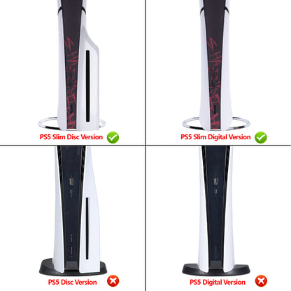 PlayVital 12 in-1 ダストフィルター for PS5 Slim コンソール ディスク & デジタル ダストカバーキット、アンチダストカバーネット & シリコンプラグ付き 【ピエロHahaha】