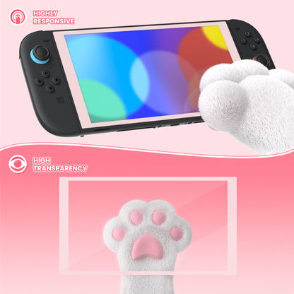 PlayVital 2枚入り 強化ガラス製スクリーンプロテクター 位置合わせフレーム付き Nintendo Switch 2用【ピンク】