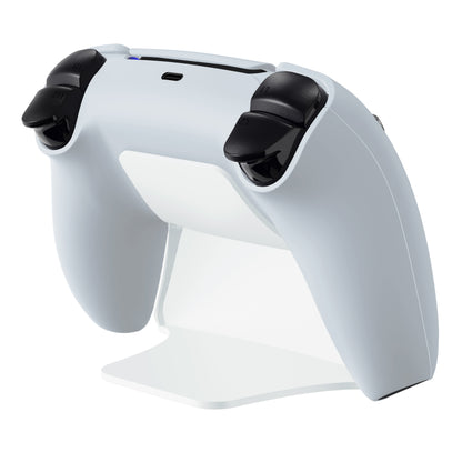 PlayVital 2セット ps5コントローラー対応用ディスプレイスタンド、デュアルセンス５対応収納スタンド、ps5コントローラー対応用机収納スタンド、スタンドホルダー、滑り止めラバーパッド付き【ホワイト】