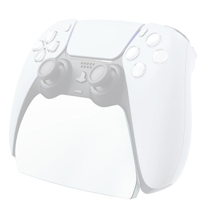 PlayVital 2セット ps5コントローラー対応用ディスプレイスタンド、デュアルセンス５対応収納スタンド、ps5コントローラー対応用机収納スタンド、スタンドホルダー、滑り止めラバーパッド付き【ホワイト】