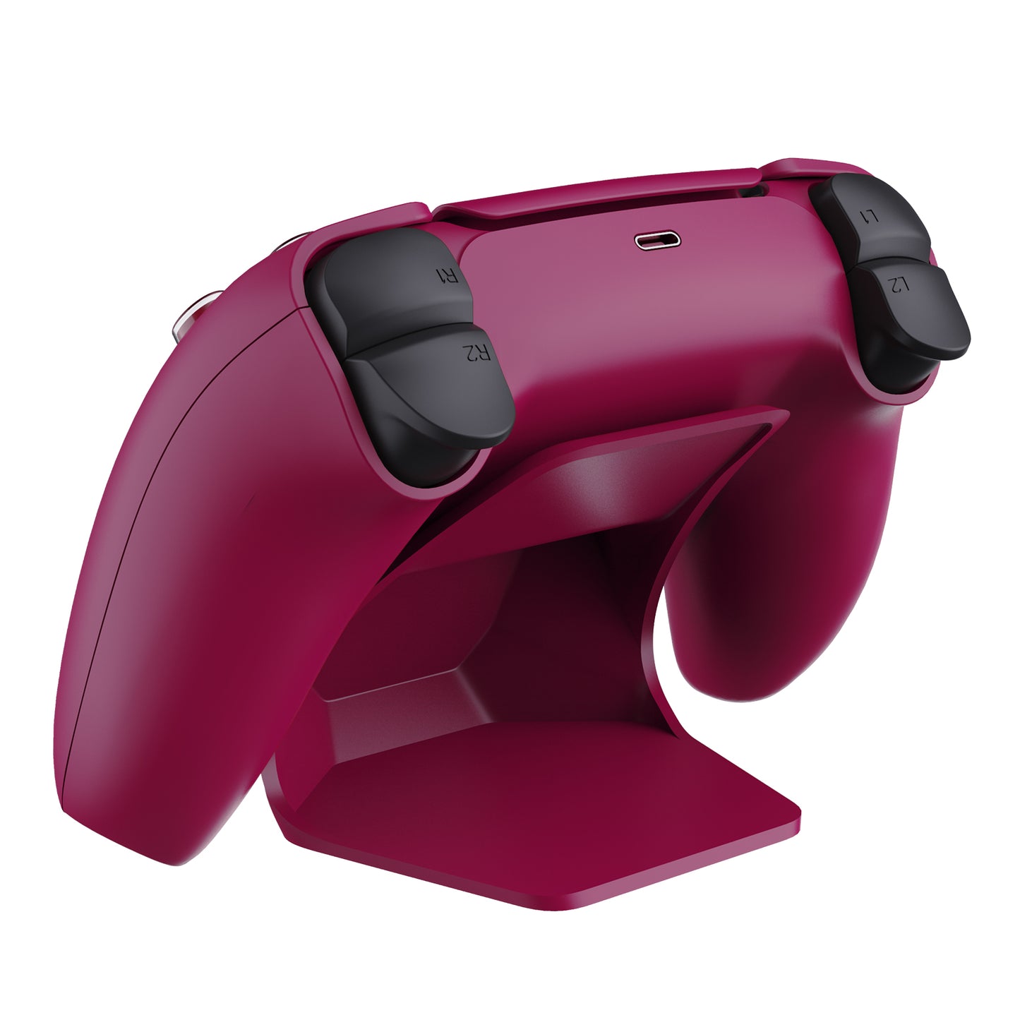 PlayVital 2個セット ユニバーサルゲームコントローラーディスプレイスタンド PS5 & PS4 & Switch Pro & Xbox Series X/S コントローラー用【レッド】