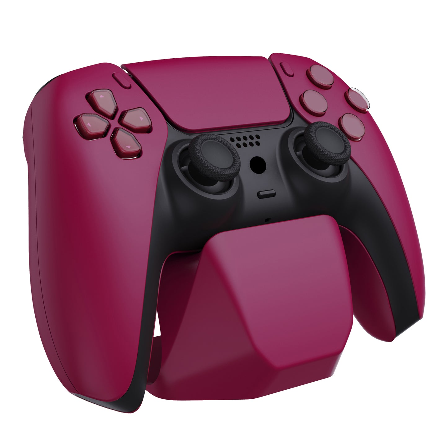 PlayVital 2個セット ユニバーサルゲームコントローラーディスプレイスタンド PS5 & PS4 & Switch Pro & Xbox Series X/S コントローラー用【レッド】