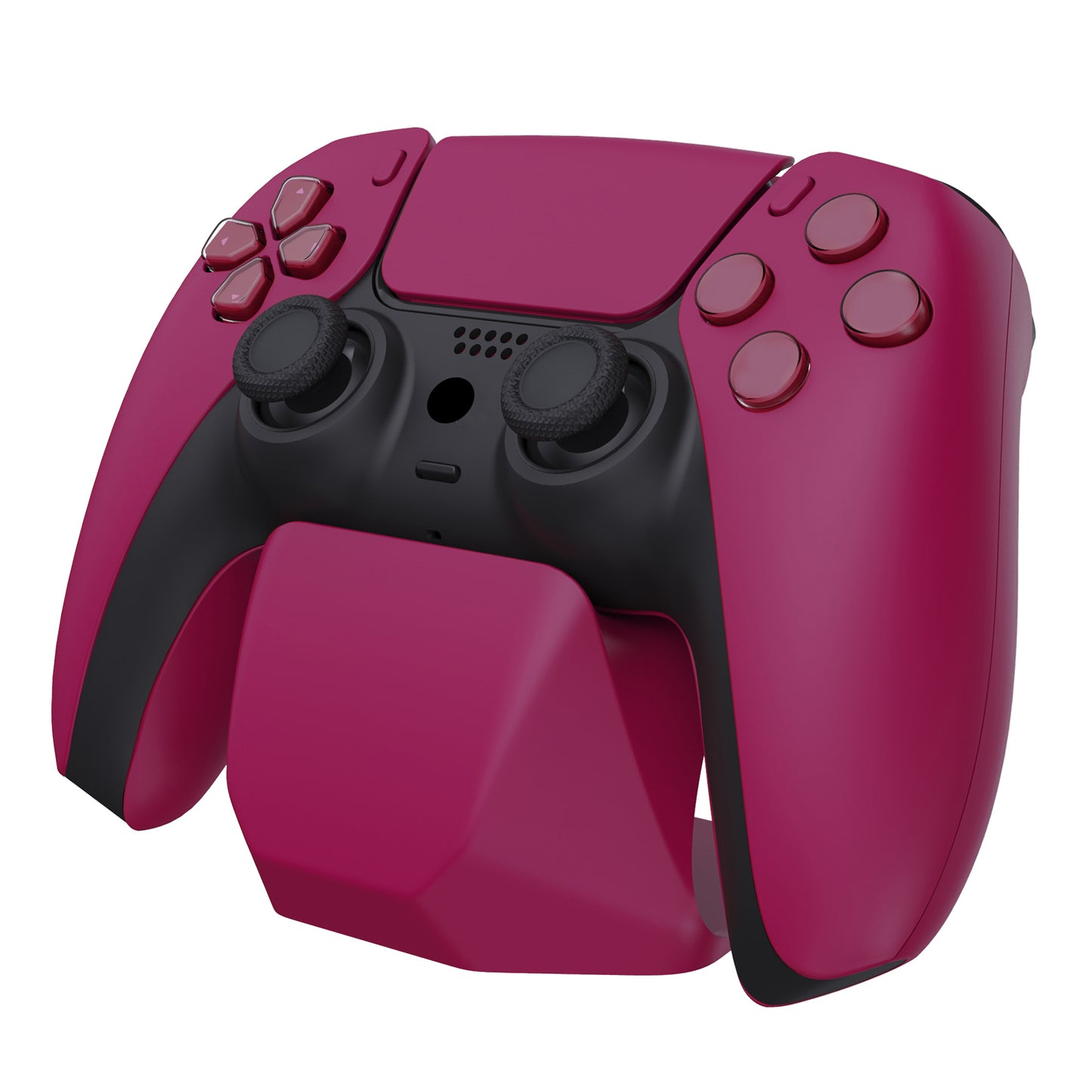 PlayVital 2個セット ユニバーサルゲームコントローラーディスプレイスタンド PS5 & PS4 & Switch Pro & Xbox Series X/S コントローラー用【レッド】