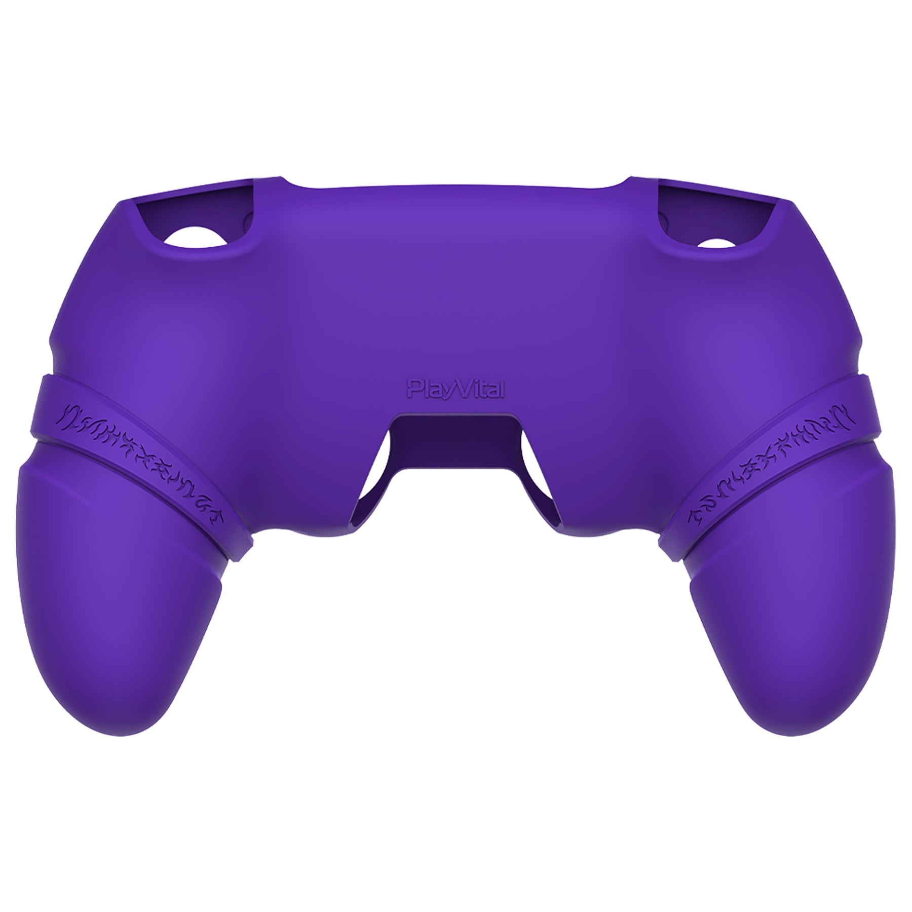 PlayVital 2 Set Runes Edition Silicone Cover Skin for PS5 Controller with Thumb Grips & Touchpad Skin & D-pad Area Sticker, Compatible with PS5 Charging Dock - Purple - FVEPFP007 PlayVital