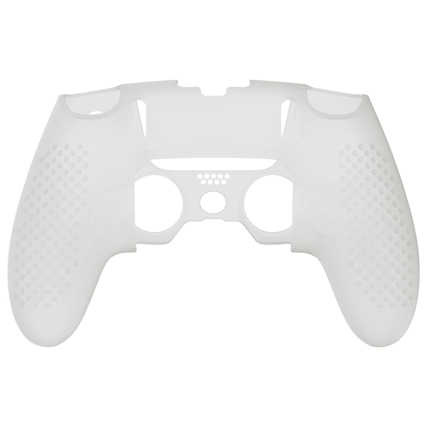 PlayVital 3D Studded Edition Anti-Slip Silicone Cover Case with Thumb Grip Caps for PS5 Edge Controller - Glow in Dark - Green - ETPFP007 PlayVital