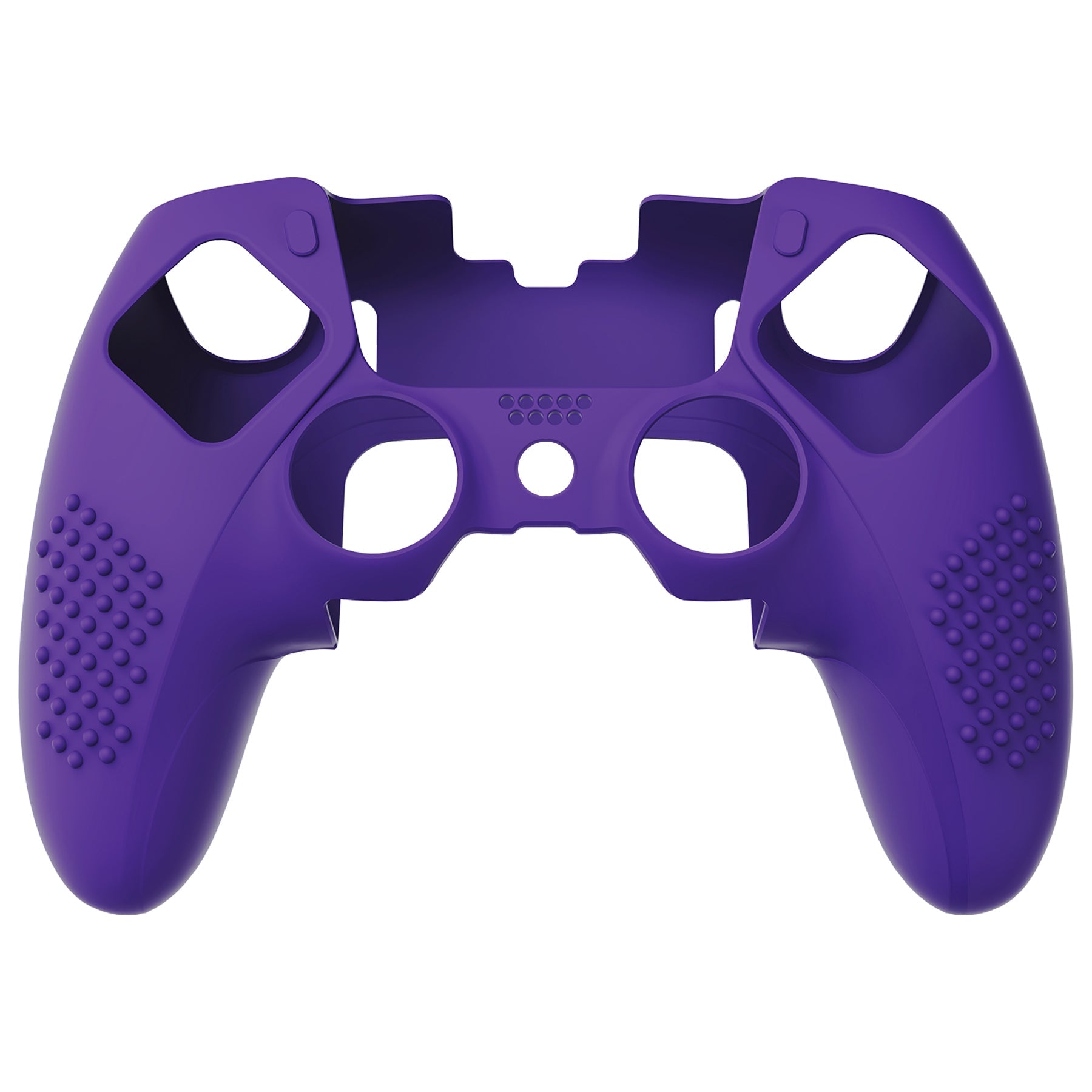 PlayVital 3D Studded Edition Anti-Slip Silicone Cover Case with Thumb Grip Caps for PS5 Edge Controller - Purple - ETPFP010 PlayVital