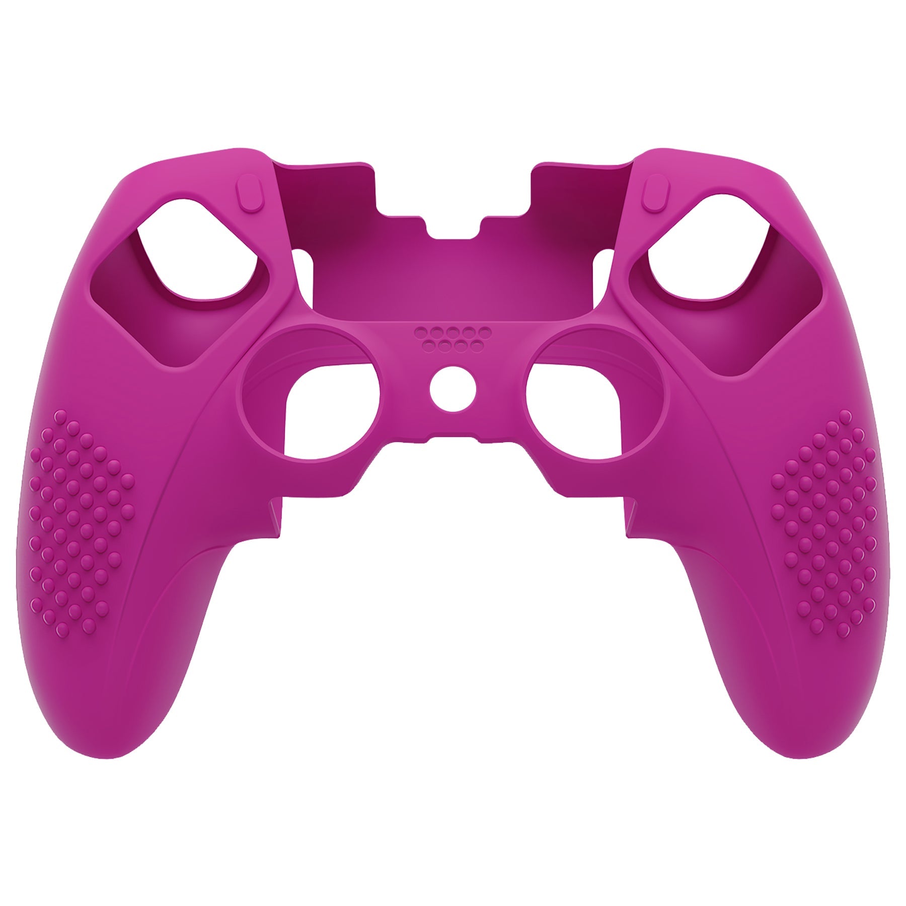 PlayVital 3D Studded Edition Anti-Slip Silicone Cover Case with Thumb Grip Caps for PS5 Edge Controller - Neon Purple - ETPFP017 PlayVital