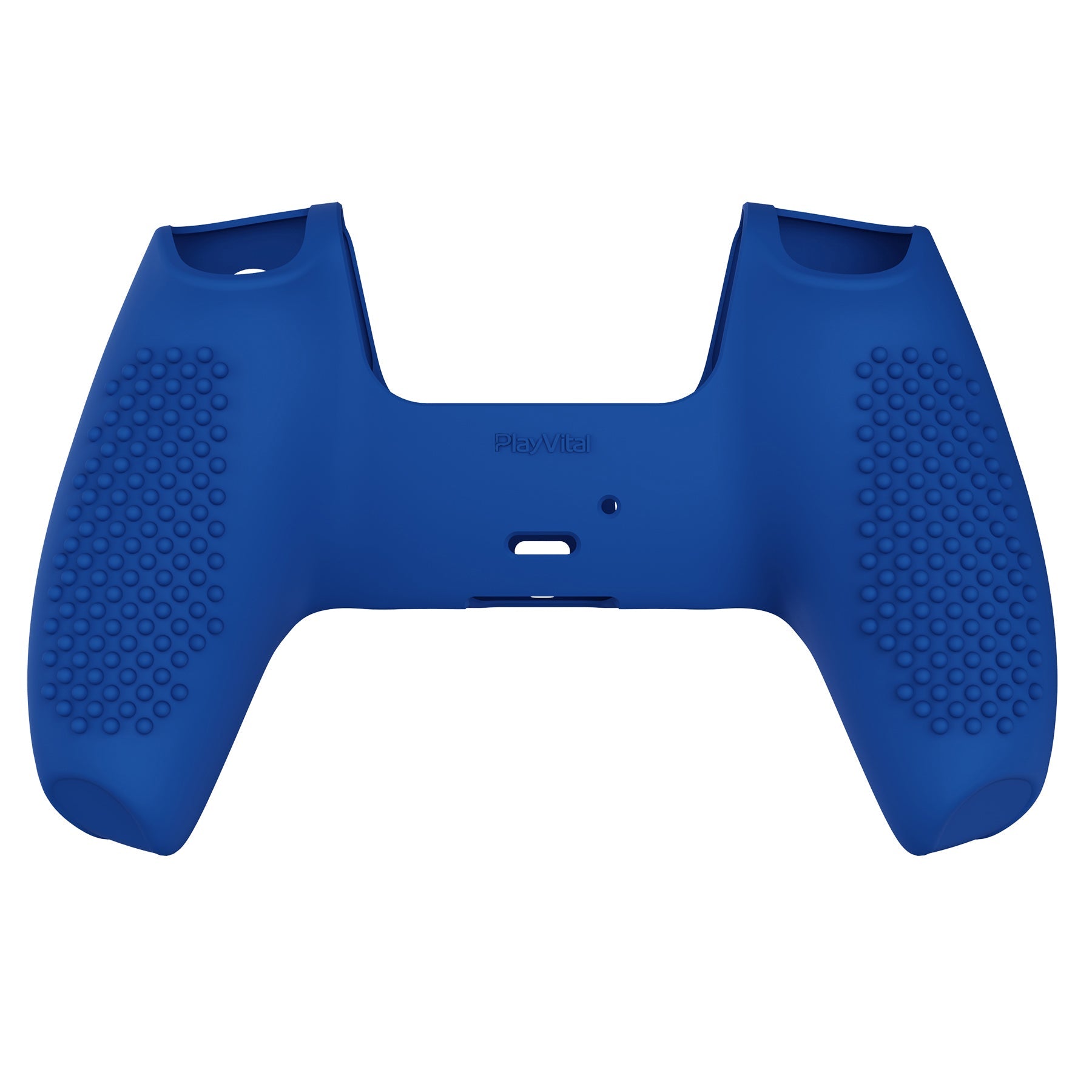 PlayVital 3D Studded Edition Anti-Slip Silicone Cover Skin with Thumb Grip Caps for PS5 Wireless Controller - Blue - TDPF008 PlayVital