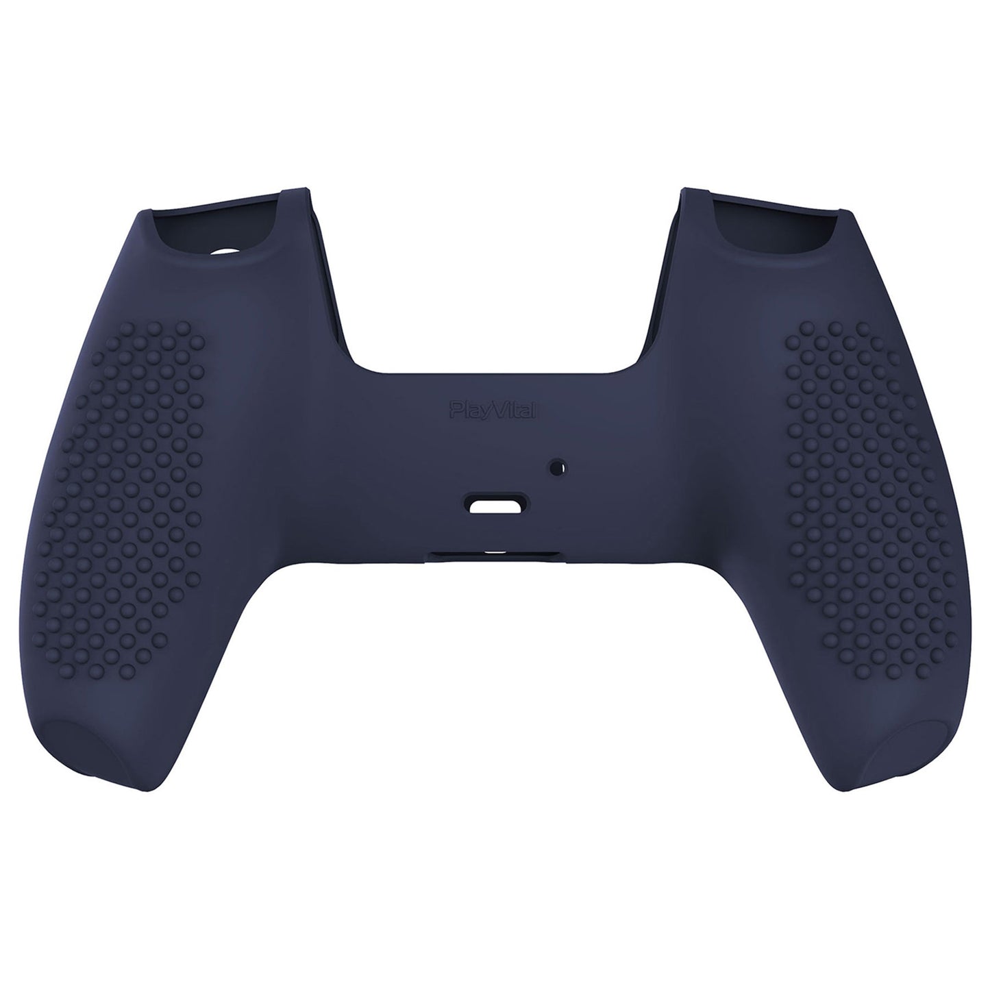 PlayVital 3D Studded Edition Anti-Slip Silicone Cover Skin with Thumb Grip Caps for PS5 Wireless Controller - Midnight Blue - TDPF003 PlayVital