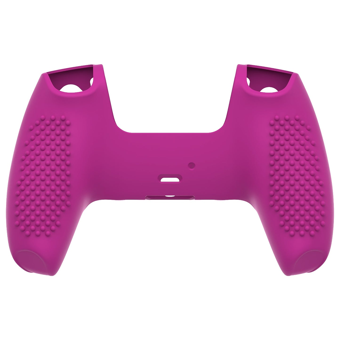 PlayVital 3D Studded Edition Anti-Slip Silicone Cover Skin with Thumb Grip Caps for PS5 Wireless Controller - Neon Purple - TDPF033 PlayVital