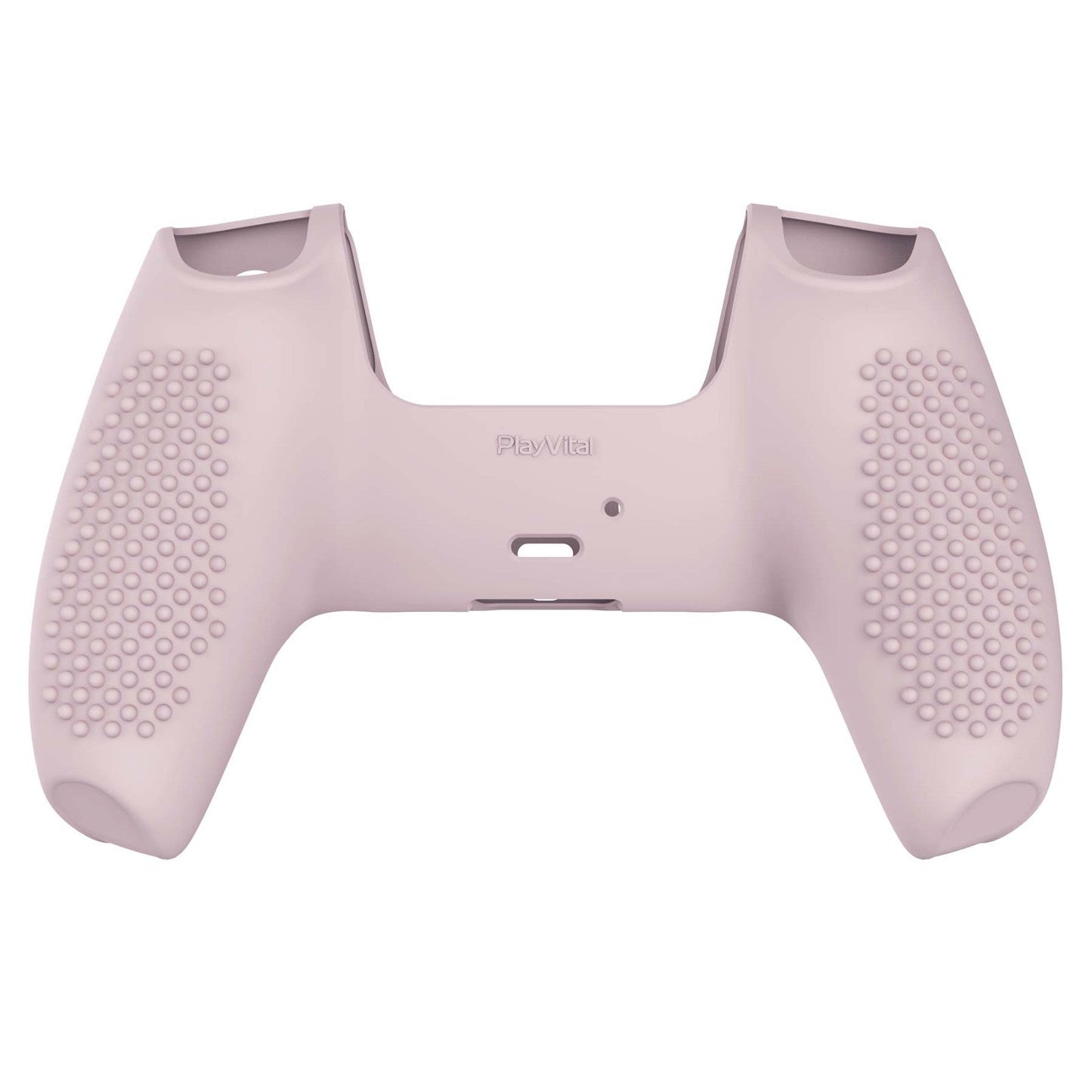 PlayVital 3D Studded Edition Anti-Slip Silicone Cover Skin with Thumb Grip Caps for PS5 Wireless Controller - Pink - TDPF005 PlayVital