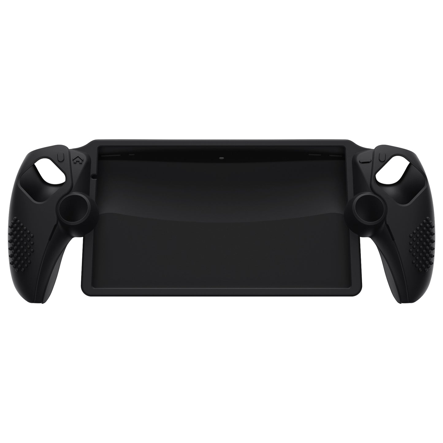 PlayVital 3D スタッドエディション 滑り止めシリコン保護ケース サムグリップ付き PS Portal リモート プレーヤー用 【ブラック】