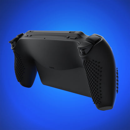 PlayVital 3D スタッドエディション 滑り止めシリコン保護ケース サムグリップ付き PS Portal リモート プレーヤー用 【ブラック】