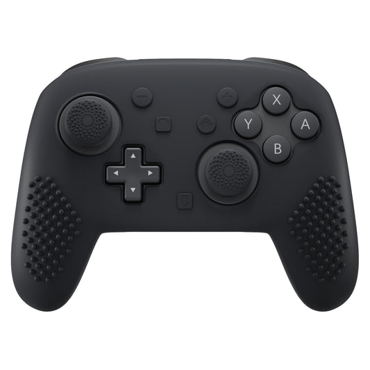 PlayVital 3D スタッズエディション シリコンカバースキン Nintendo Switch 2 Proコントローラー用 背面ボタンキャップ・サムグリップ・ステッカー付き 滑り止めグリッププロテクターケース【ブラック】